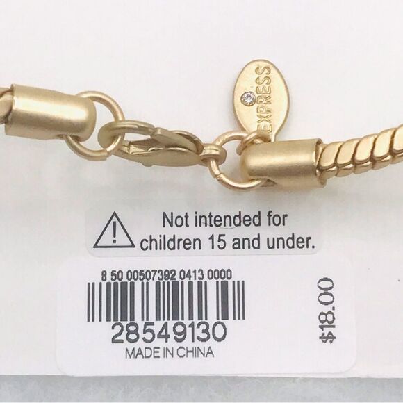 Express Gold-Tone Chain Bracelet - Picture 4 of 5